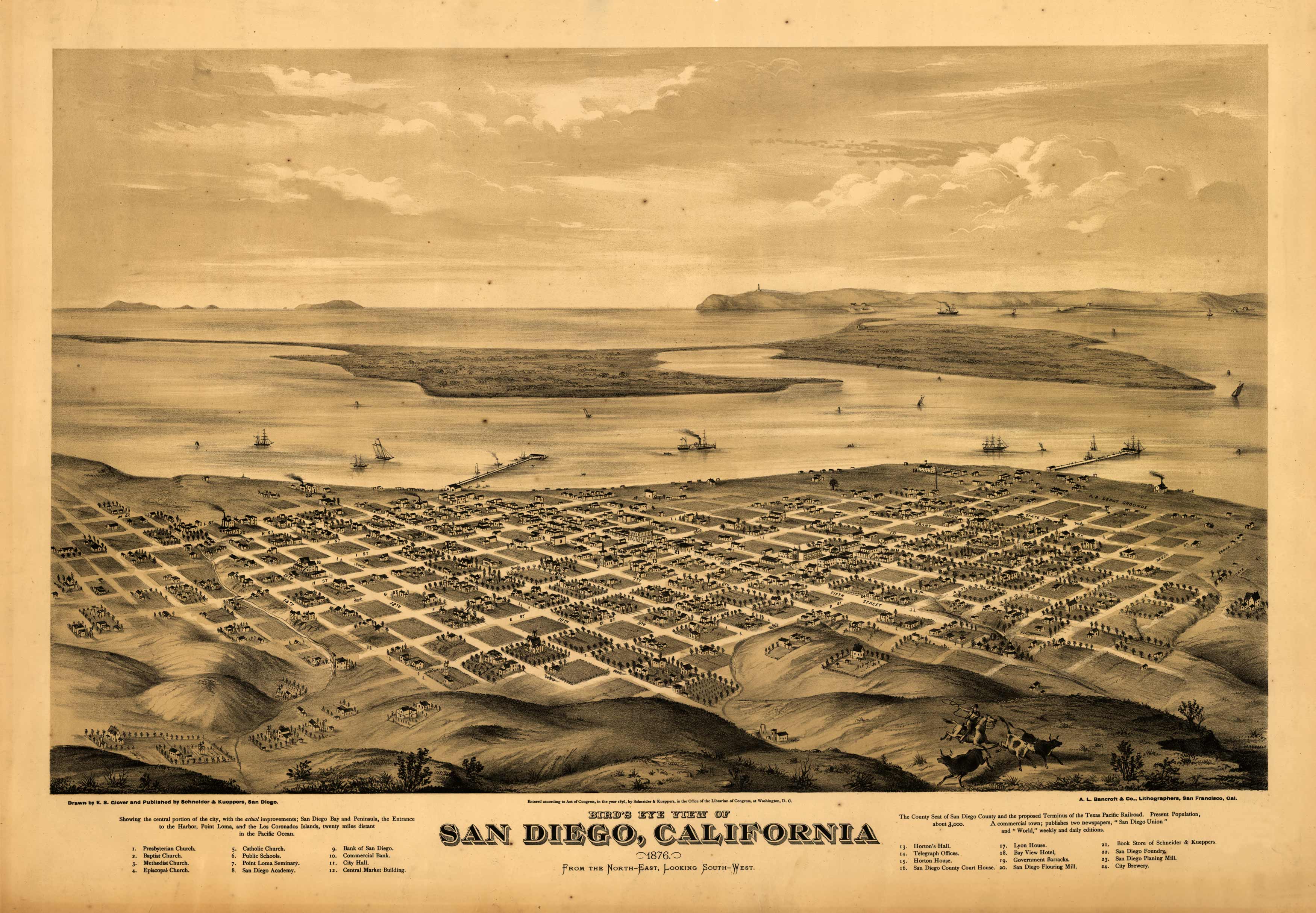 Bird's-eye View of San Diego