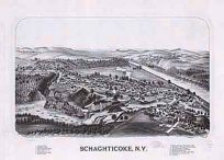 Bird's-eye View of Schaghticoke