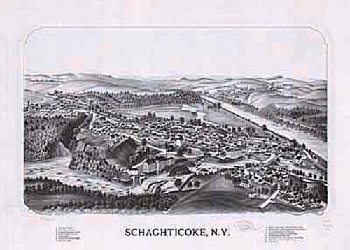 Bird's-eye View of Schaghticoke Bird's-eye View of Schaghticoke