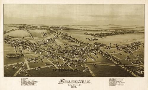 Bird's-eye View of Sellersville