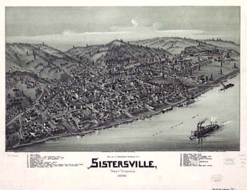 Bird's-eye View of Sistersville
