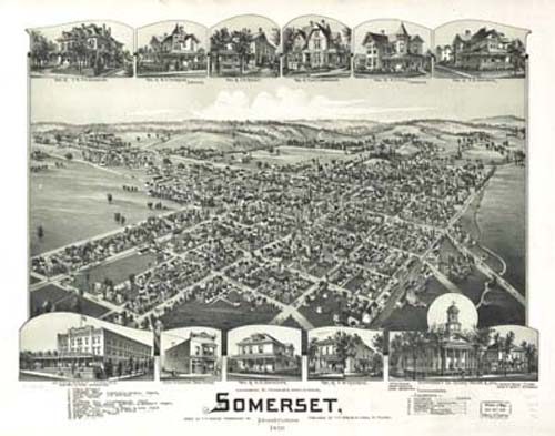 Bird's-eye View of Somerset