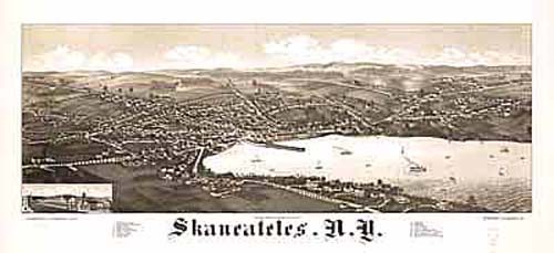 Bird's-eye View of Skaneateles