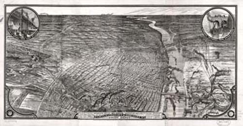 Bird's-eye View of St. Louis Bird's-eye View of St. Louis