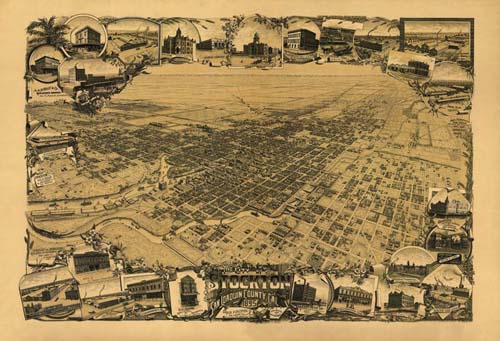 Bird's-eye View of Stockton
