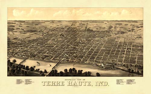 Bird's-eye View of Terre Haute Bird's-eye View of Terre Haute