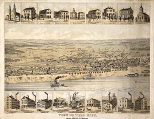 Bird's-eye View of Tell City Bird's-eye View of Tell City