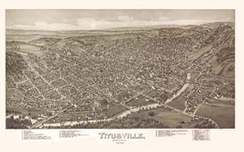 Bird's-eye View of Titusville