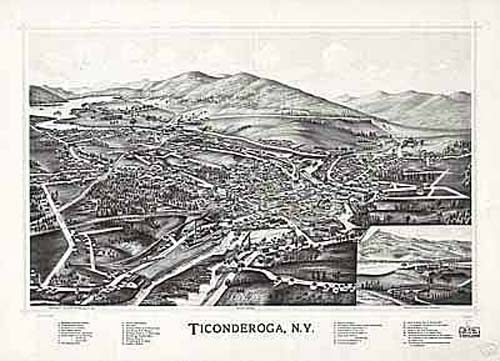 Bird's-eye View of Ticonderoga