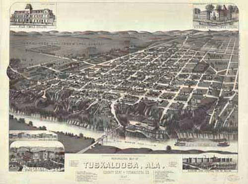 Bird's-eye View of Tuskaloosa