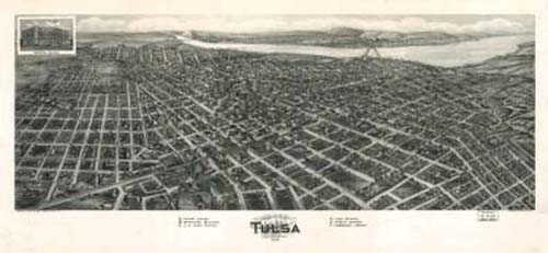 Bird's-eye View of Tulsa