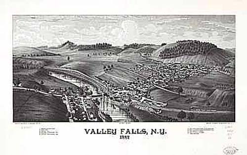 Bird's-eye View of Valley Falls Bird's-eye View of Valley Falls