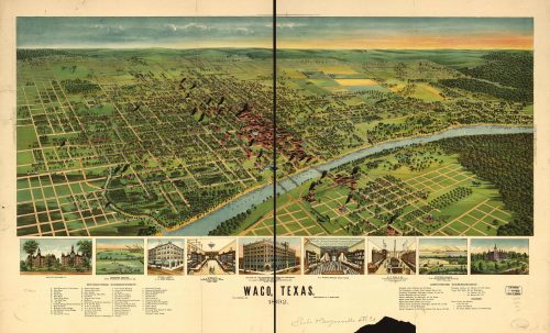 Bird's-eye View of Waco