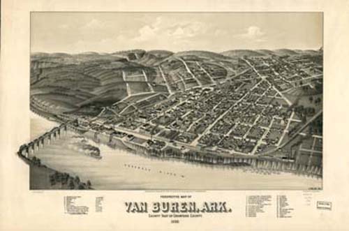 Bird's-eye View of Van Buren Bird's-eye View of Van Buren