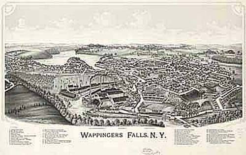 Bird's-eye View of Wappingers Falls