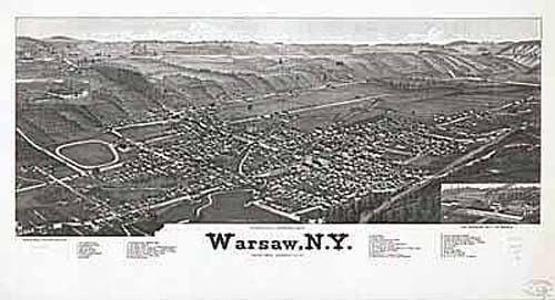 Bird's-eye View of Warsaw