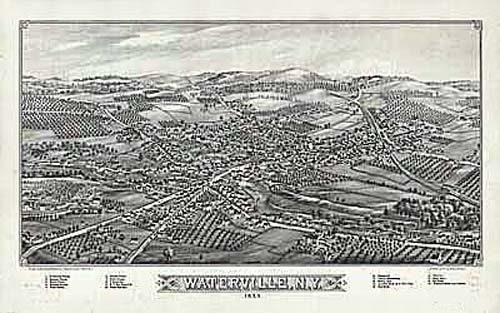 Bird's-eye View of Waterville