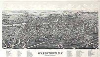 Bird's-eye View of Watertown