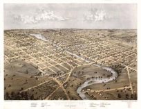 Bird's-eye View of Watertown