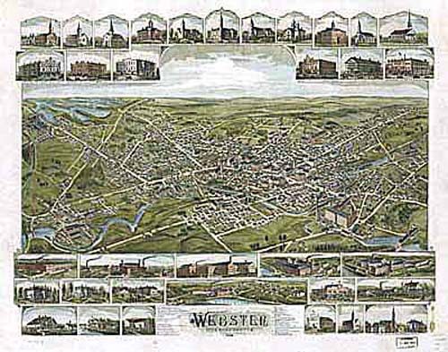 Bird's-eye View of Webster