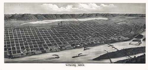 Bird's-eye View of Winona Bird's-eye View of Winona