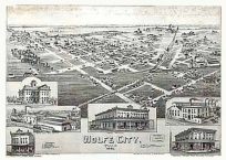 Bird's-eye View of Wolfe City