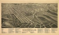 Bird's-eye View of Winston-Salem