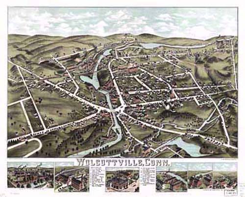 Bird's-eye View of Torrington(Wolcottville)