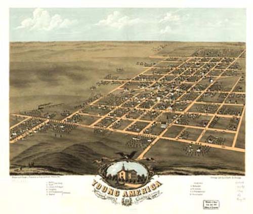 Bird's-eye View of Kirkwood(Young America)