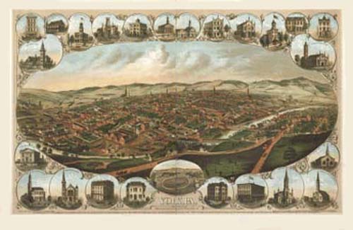 Bird's-eye View of York Bird's-eye View of York