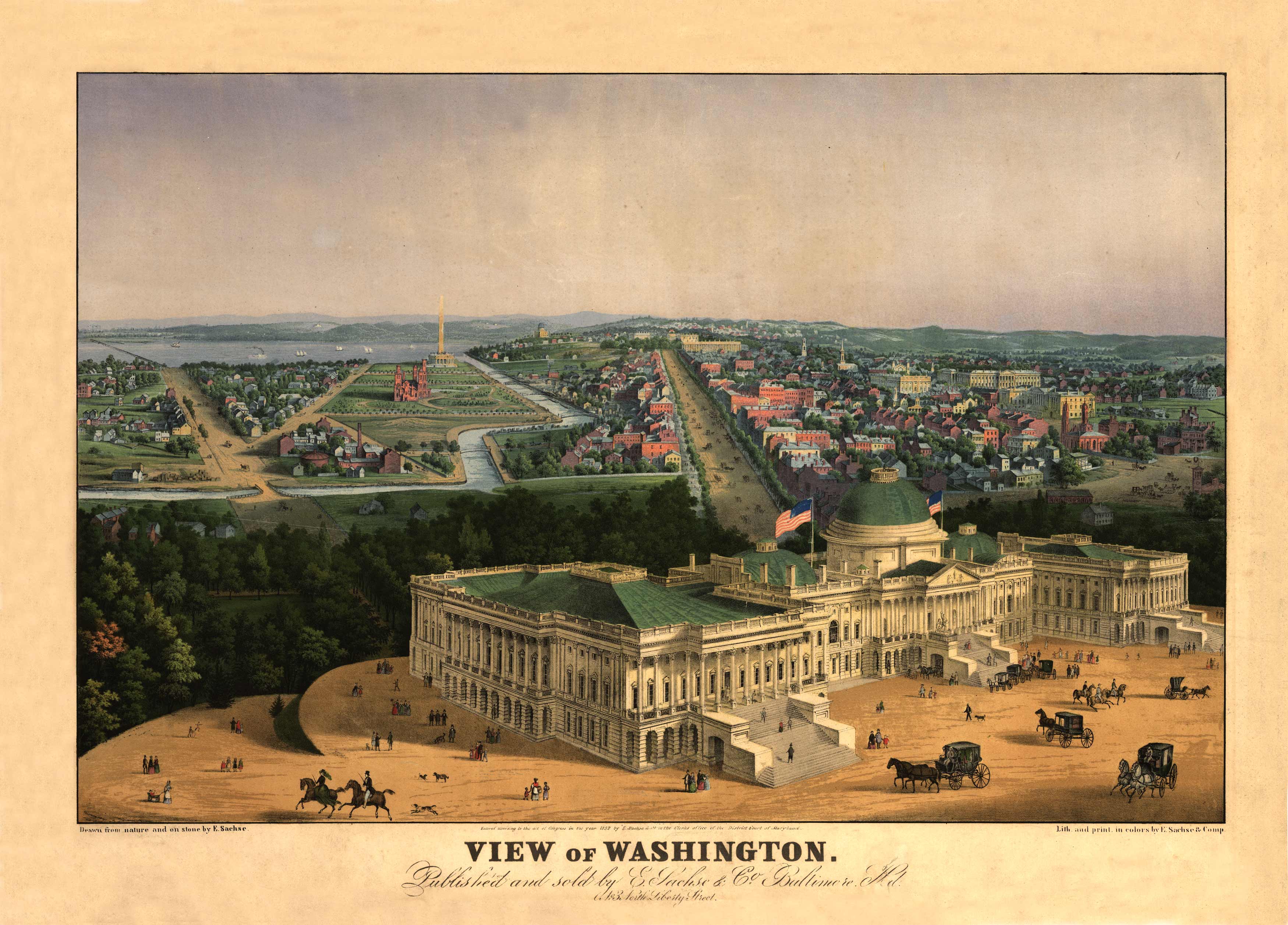 Bird's-eye View of Washington