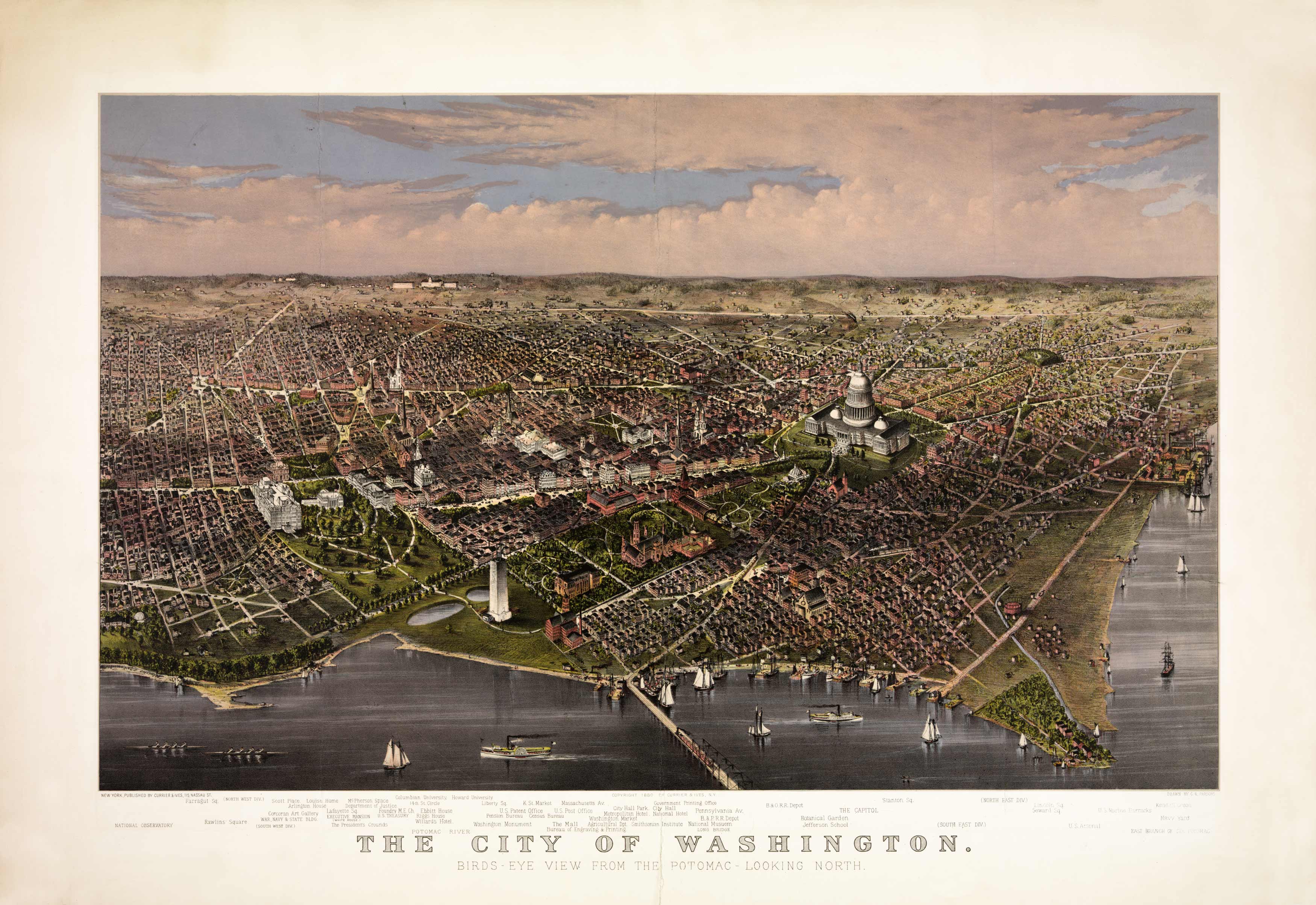 Bird's-eye View of Washington