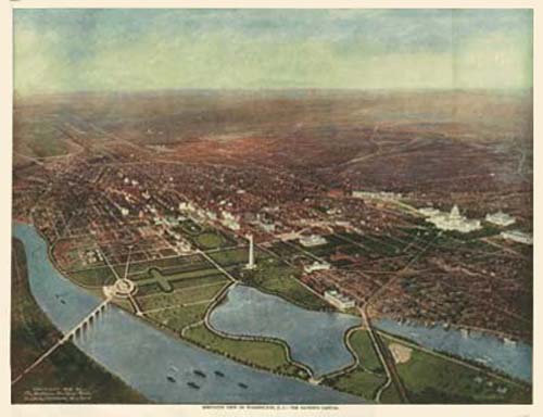Bird's-eye View of Washington