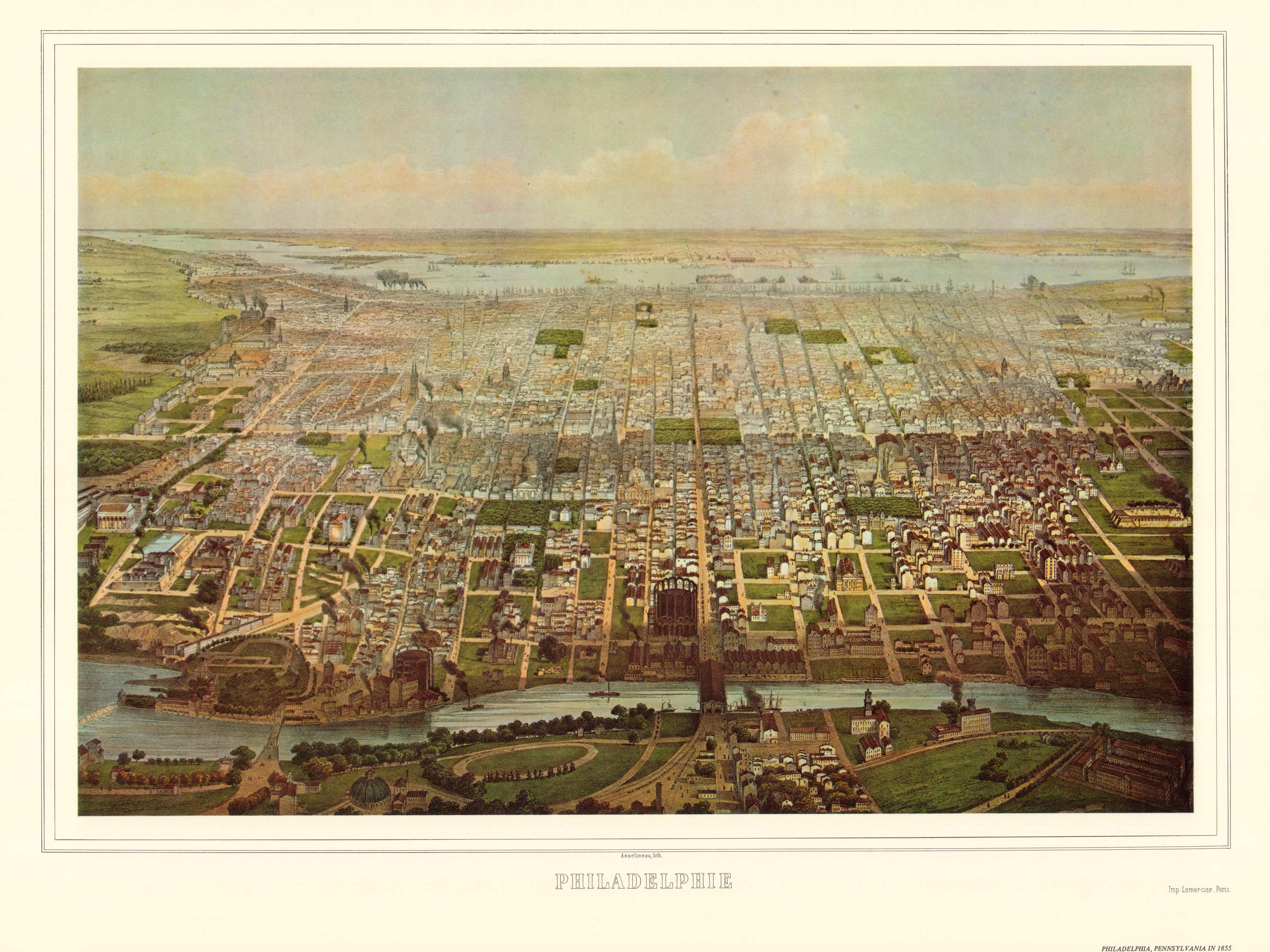 Philadelphia in 1855 Philadelphia in 1855