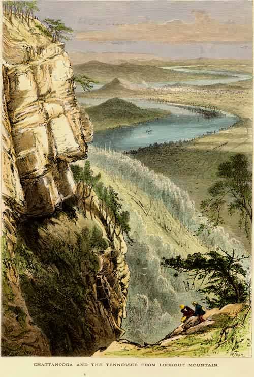 Chattanooga and the Tennessee from Lookout Mountain Chattanooga and the Tennessee from Lookout Mountain