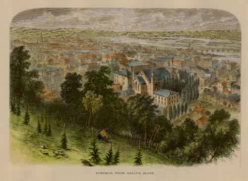 Dubuque from Kelly's Bluff Dubuque from Kelly's Bluff