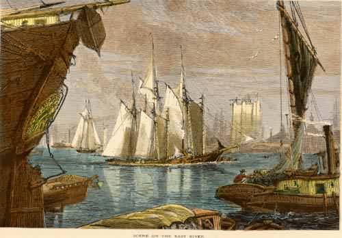 Scene on the East River Scene on the East River