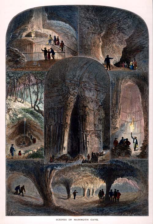 Scenes In Mammoth Cave Art Source International   PICAM 1872 MAMMOTH 