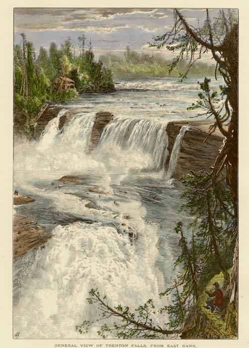 General View of Trenton Falls from East Bank