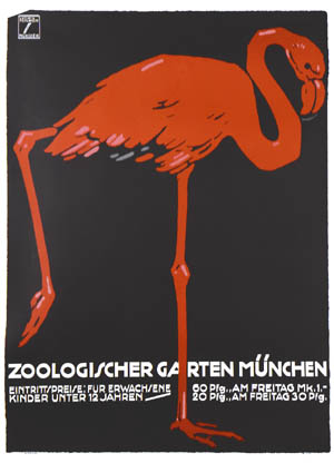 Zoologischer Garten Munchen (Flamingo)