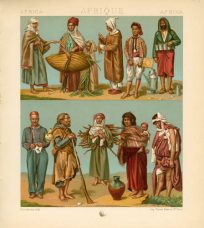 Africa - Algeria and Tunisia - Clothing of the Lower Classes