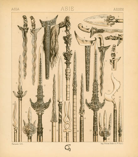 Asiatic Archipelago - Malaysia - Offensive and Standard Weapons Asiatic Archipelago - Malaysia - Offensive and Standard Weapons