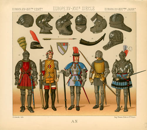 16th century military uniforms