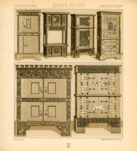Europe - 15th Century - Furniture of Pageantry Europe - 15th Century - Furniture of Pageantry