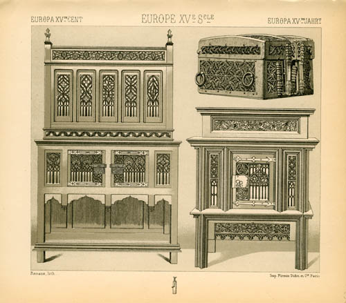 Europe - 15th Century - Furniture of Pageantry