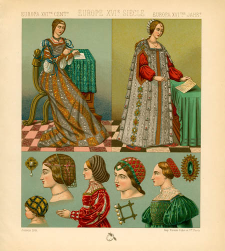Europe - 16th Century - Italy - Women's Clothing