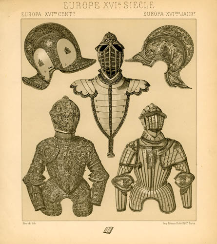 Europe - 16th Century - Spain - Helmets and Half-Armours