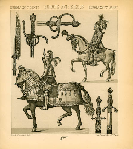 Europe - 16th Century - Offensive and Defensive Weapons