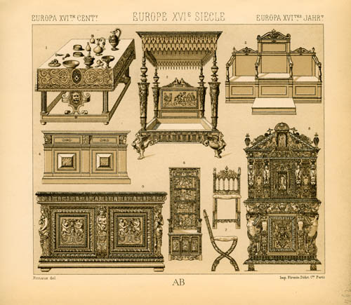 Europe - 16th Century - French Furniture Europe - 16th Century - French Furniture