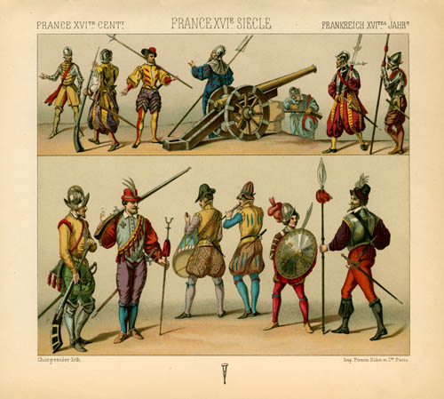 France - 16th Century - Military Costumes France - 16th Century - Military Costumes
